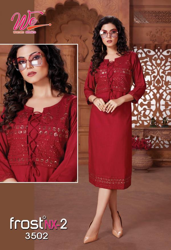 We Frost Nx 2 Rayon Wear Designer Kurti Collection